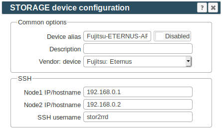 Fujitsu ETERNUS AF-DX Storage management