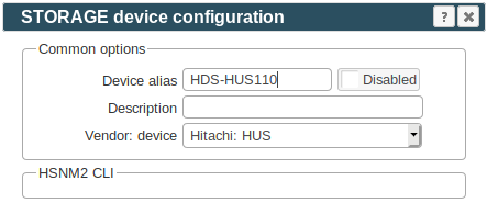 HDS HUS Storage management
