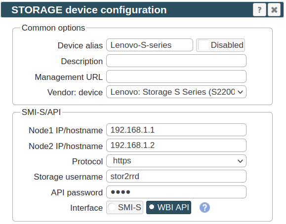 Lenovo Storage S series Storage management